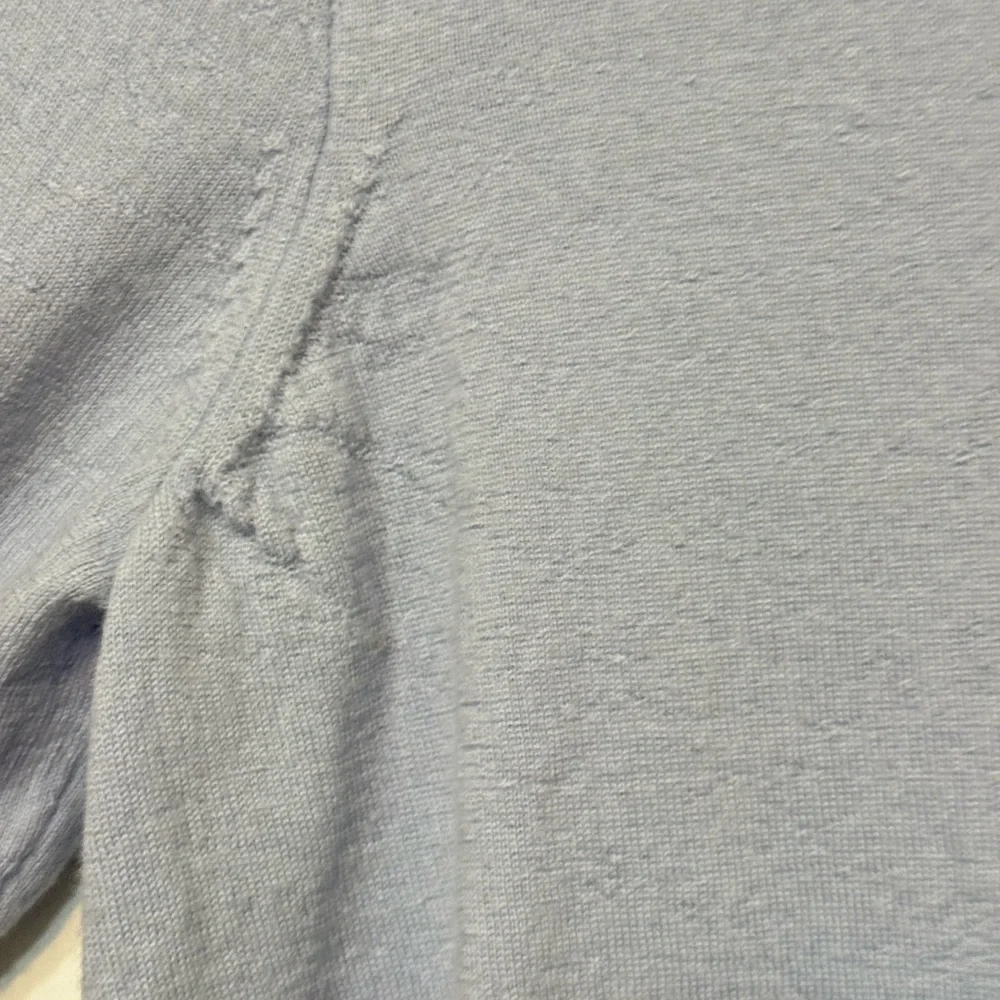 J. Crew Soft Blue Grey Merino Wool Light Top size‎ M
